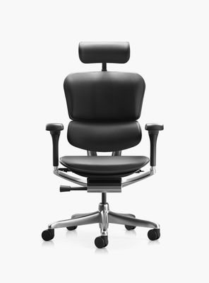 Silla Ergohuman Elite 2 Cuero Negro c/cabecero