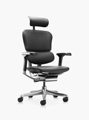 Imagen 2 del producto Silla Ergohuman Elite 2 Cuero Negro c/cabecero