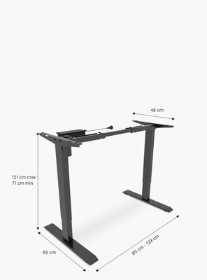 Imagen 2 del producto Base Acero Cosmo 120-160 Eléctrico Gris