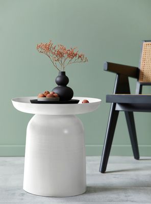 Imagen 2 del producto Mesa Lateral Metálica Otelo Blanco