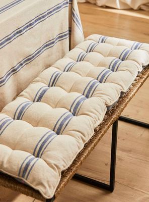 Imagen 2 del producto Cojín de Banqueta Bari Azul 120x40x4