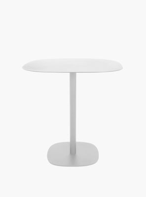 Mesa Cuadrada Steel Blanco