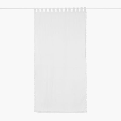 Cortina algodón Duero 140x280 Blanco