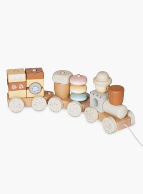 Tren Infantil de Madera Multicolor