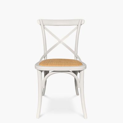 Imagen 2 del producto Silla Madera Tradition Rattan Blanco
