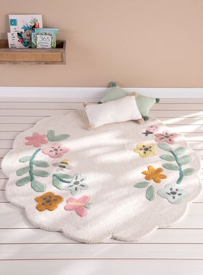 Imagen 2 del producto Alfombra Flores Diam 120