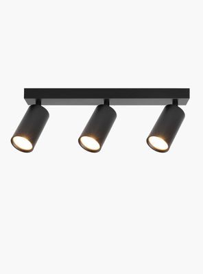 Lámpara de Techo Harper x3 Negro