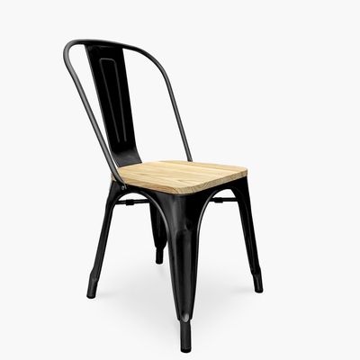 Imagen 2 del producto Silla Tolix Madera Negro