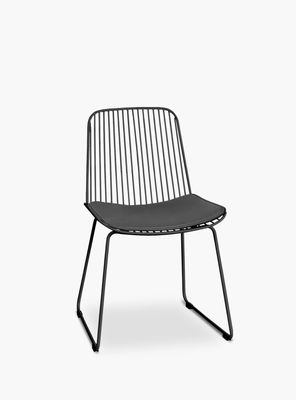 Silla metalica Isabella Negro