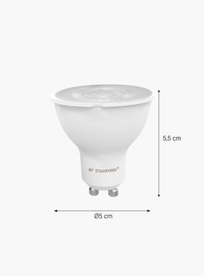 Imagen 2 del producto Ampolleta Led Dicroica GU10 Luz Blanca (6W)