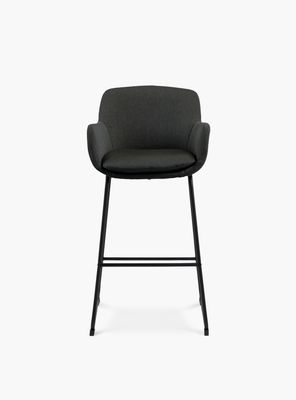 Taburete Alto 76 Tapiz Felisa Gris Oscuro