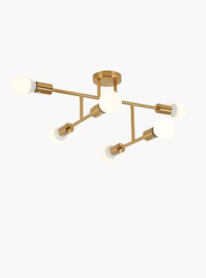 Lámpara de Techo Lexie x6 Bronce