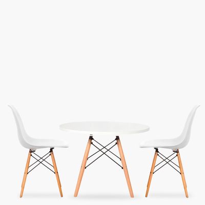 Pack Kids 1 Mesa 2 Sillas DSW Blanco