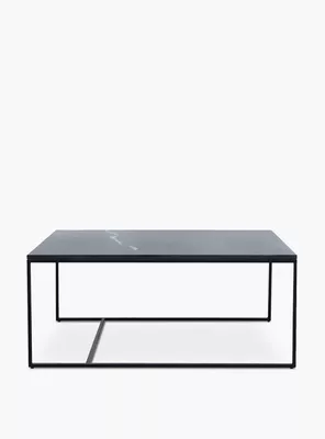 Mesa de Centro Alonza Tipo Mármol 90 Negro