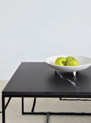 Imagen 2 del producto Mesa de Centro Alonza Tipo Mármol 90 Negro