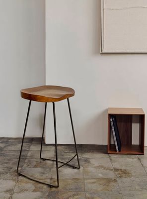 Imagen 2 del producto Taburete Medio 66 Madera City Chocolate