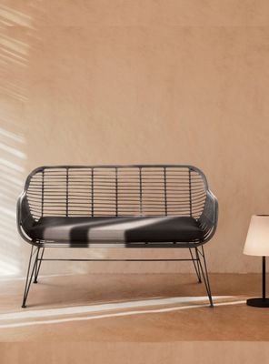 Imagen 2 del producto Banca ratan sintetico Creta Negro