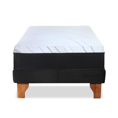 Imagen 2 del producto CAMA ZEN TOP FOAM HYBRID TELA NEGRO 1 1/2PZA
