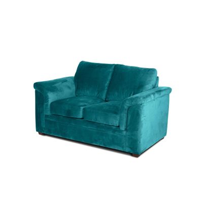 Imagen 2 del producto SOFA ANCONA 2C TELA VELVET TURQUESA