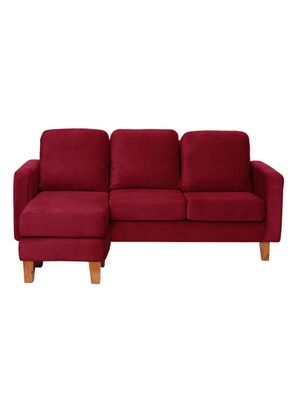 Imagen 2 del producto SECCIONAL VENECIA INTERCAMBIABLE TELA VELVET BURDEO