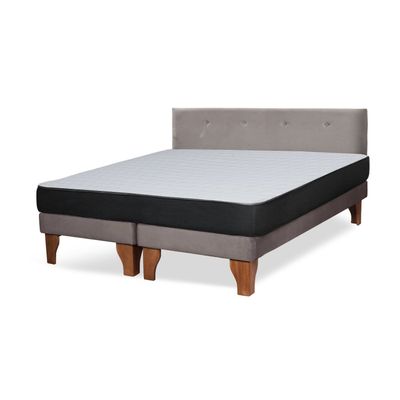 Imagen 2 del producto Cama Europea Zen Roller 2 Plazas Colchon Comprimido Espuma Tela Girs