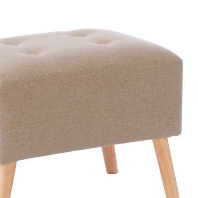 Imagen 2 del producto Pouf Niza Lino Natural