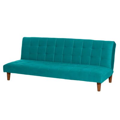 Imagen 2 del producto FUTON TURIN  TELA VELVET TURQUESA
