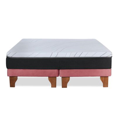 Imagen 2 del producto CAMA ZEN TOP SPRING SOFT TELA PALO ROSA SUPER KING