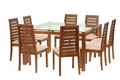 Juego De Comedor Barcelona 1400X1400 S/Tenerife Pu Beige