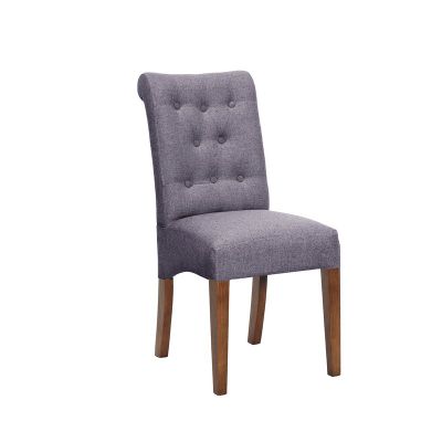 Imagen 2 del producto Silla Oviedo Lino Gris Oscuro