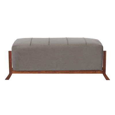 Imagen 2 del producto Banqueta Marsella Tela Velvet Gris