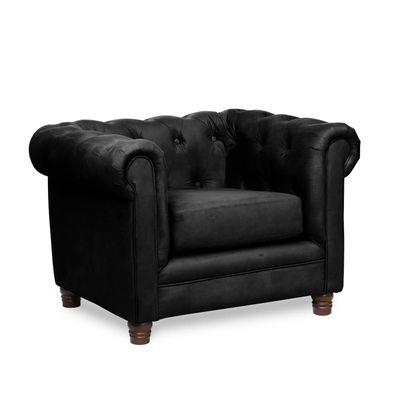 Imagen 2 del producto SOFA FLORENCIA 1C TELA VELVET NEGRO