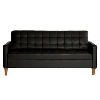 FUTON GENOVA  PU NEGRO