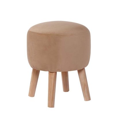 Pouf Nantes Tela Velvet Beige