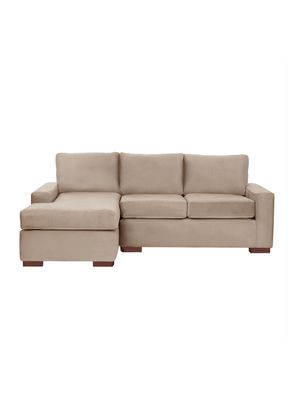 SECCIONAL IZQ LIVORNO TELA VELVET BEIGE