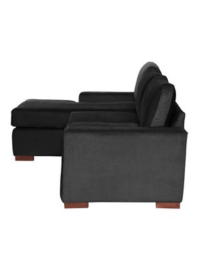 Imagen 2 del producto SECCIONAL IZQ LIVORNO TELA VELVET NEGRO
