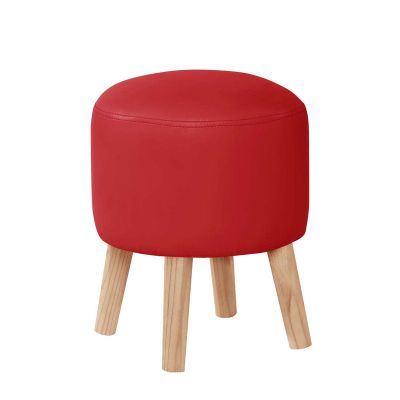 Pouf Nantes Pu Rojo