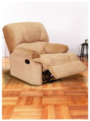 BERGERE PERUGIA RECLINABLE TELA VELVET BEIGE