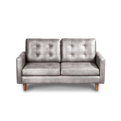 Imagen 2 del producto SOFA NAPOLES 2C CUERO KENTUCKY GRIS