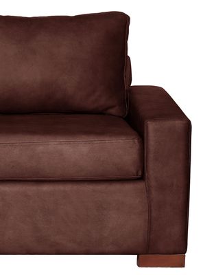 Imagen 2 del producto SOFA LIVORNO 3C CUERO KENTUCKY CAFÉ MORO