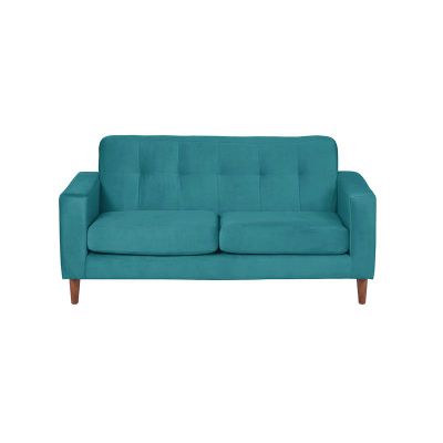 Sofa Salerno 2C Tela  Velvet  Turquesa