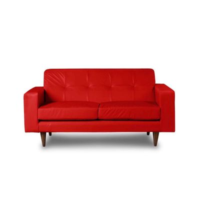 SOFA SALERNO 2C PU ROJO