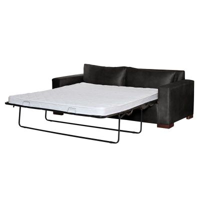 Sofa Cama Livorno 2Pl Cuero Kentucky Negro