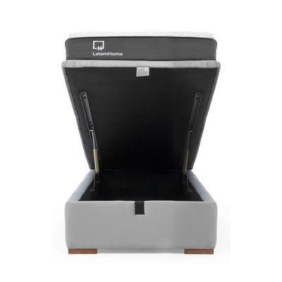 Imagen 2 del producto  Cama Funcional Boxet 1 1/2 Plaza Colchon Resortes Zen Pro Funda Lavable