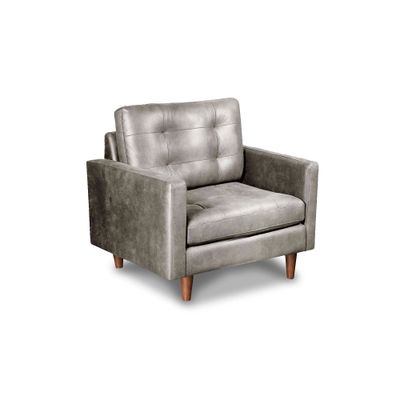 Imagen 2 del producto SOFA NAPOLES 1C CUERO KENTUCKY GRIS