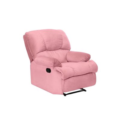 BERGERE PERUGIA RECLINABLE TELA VELVET PALO ROSA