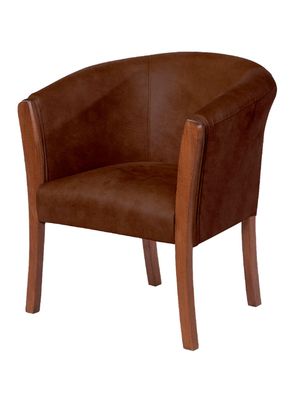 Imagen 2 del producto Sitial Dortmund Cuero Kentucky Cafe Moro