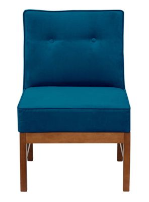 Imagen 2 del producto Sitial Colonia  Tela Velvet Azul Petroleo