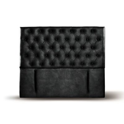 RESPALDO FLORENCIA CUERO NEGRO KING