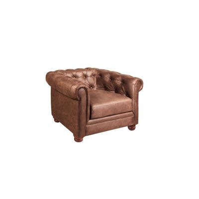 Imagen 2 del producto SOFA FLORENCIA 1C CUERO COLORADO CARAMELO